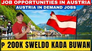 AUSTRIA IN DEMAND JOBS | job opportunities in Austria