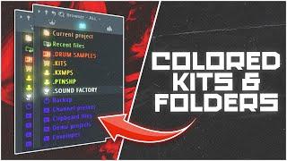 How To Change The Color Of Your Kits & Folders! (Add DRIP To FL Studio)