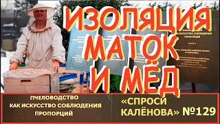 Отрицательный Опыт Изоляции Маток - Минус 30% мёда и трутовки. Рассмотрим "Под Микроскопом!" "СК129"