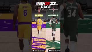 LeBron James vs. Giannis Antetokounmpo Race | NBA 2K23 Gameplay PS5