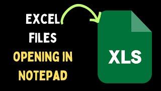 How to Fix Excel Files Opening in Notepad on Windows 11