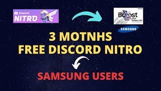 3 Months of Free Discord Nitro Through Samsung Boost - How to Get Free Discord Nitro
