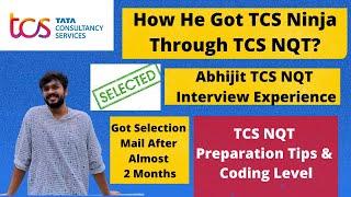 TCS NQT Interview Experience 2021 | TCS Ninja Selected | Preparation Tips 