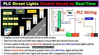 PLC Street Lights Control based on Real-Time | Example Projects