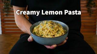 Creamy Garlic Lemon Pasta | One Of The Easiest Pasta Recipes