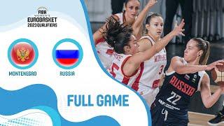 Montenegro v Russia | Full Game - FIBA Women's EuroBasket 2023 Qualifiers