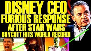 DISNEY CEO ATTACKS AFTER STAR WARS BOYCOTT HITS A WORLD RECORD! LUCASFILM OFFICIALLY COLLAPSES!