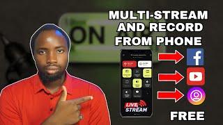 How to Multi-Stream and Record Professionally Using Your Phone (FREE)