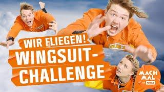 WIR FLIEGEN! WINGSUIT-CHALLENGE mit @JoeysJungle  | MACH MAL mit OBI