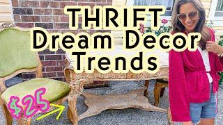 Home Decor Trends on a Budget | Thrift With Me | Shopping Goodwill and an Estate Sale #decor