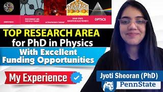 Top 5  Research Area For PhD in Physics #physics #abroad