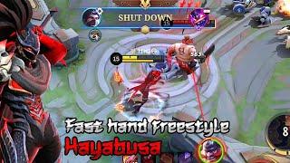 HAYABUSA 1 SECOND FREESTYLE COMBOS | SHADOW OF OBSCURITY RANK GAMEPLAY - MLBB