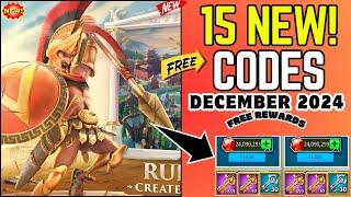 TODAY️DECEMBERCODES️RISE OF KINGDOMS REDEEM CODES ️DECEMBER 2024 - RISE OF KINGDOMS CODES 2024