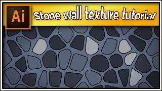 Stone wall texture very quick - Adobe Illustrator tutorial.