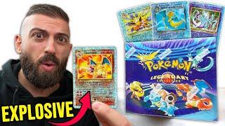 Pokemon Cards Will *NEVER* LOOK LIKE THIS AGAIN! (Legendary Collection Booster Box Opening $14000)