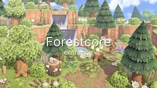 My New Forestcore Entrance | Speedbuild | ~ Animal Crossing New Horizons