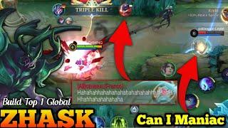 ZHASK ONE SHOT BUILD 2025 !! ZHASK SUPER AGGRESSIVE GAMEPLAY !! Zhask Build Top 1 Global~MLBB