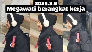 [Fancam] Megawati Hangestri berangkat kerja (출근길) 2025.3.9 #redsparks vs #hyundaihillstate