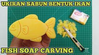Ukiran Sabun | Cara Membuat Patung Ikan Dari Sabun | Kerajinan Dari Sabun