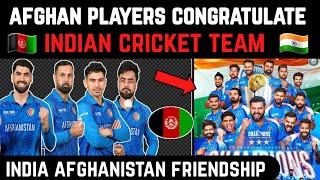 Afghan Cricketer's Congratulate Indian Team on Winning Champions Trophy | Rashid Khan Congrats India