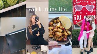 VLOG: sorority recruitment, planning & virtual college using iPad Pro, night routine, Pinterest