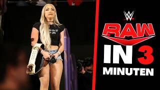 WWE RAW in 3 Minuten | UNCLE HOWDY greift an! DOMINIK rastet aus, DAMIAN PRIEST auch! RAW 22.07.24