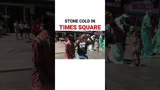 Happy #316day | Stone Cold in Times Square #stonecoldsteveaustin #timessquare #mixtape #newyorkcity