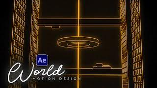 Create Cinematic 3D Wireframe Worlds in After Effects