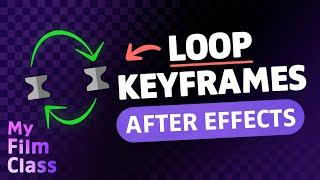 How to LOOP Keyframes in After Effects (Using Expressions!)