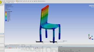 Ansys workbench Chair Structural Analysis