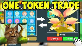 One Token Trade For Rainbow Secret Pet in Roblox Clicker Simulator