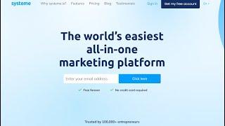 Systeme.IO: The Best All-in-One Marketing Platform