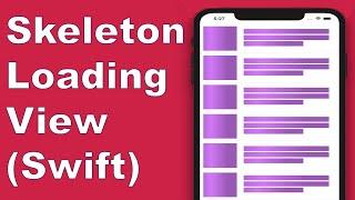 Create Skeleton Loading View in App (Swift 5) - Xcode 11, 2020