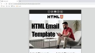 HTML Email Template Built In Minutes - 2024