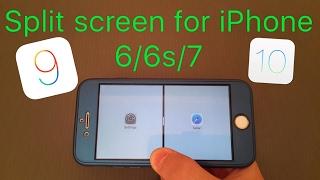 Split screen for iPhone 6/6s/7 (ios 9-10)(Splitify)