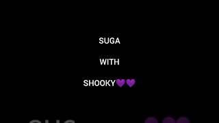 BTS WITH BT21|SUGA WITH SHOOKY|#short #SHORTS