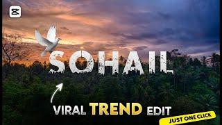 Trending Viral Name Art Video Editing In Capcut | Video Editing | How To Edit Name Art Photo