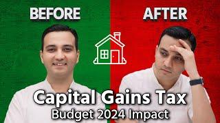 Capital Gains Tax on Sale of Property  Calculation - Budget 2024 Impact Without Indexation Benefit