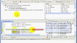 Eclipse and Java - Using the Debugger - Lesson 2