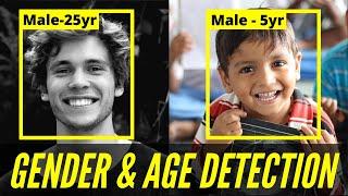Gender and Age Detection - Python OpenCV Project using Google Colab - with code
