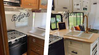 DIY RV KITCHEN REMODEL: Affordable RV Renovation