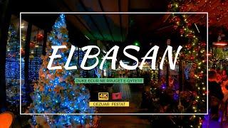 ELBASAN, ALBANIA - Walking On The Streets of Elbasan City, Ambience Binaural Sound 【4K ASMR】⁴ᴷ⁶⁰