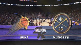 2023 NBA Playoffs Simulation Nuggets VS Suns Round 2 Game 5 NBA 2K23 PS5