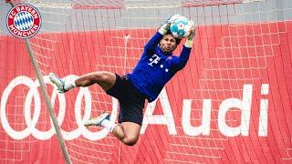 Torwart Gnabry, überragendes Tor von Müller: Best of FC Bayern Training im Mai