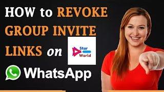 How to Revoke Group Invite Links in Whatsapp on an Android Device in Hindi/Urdu