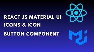 How to use React JS material ui icons and iconbutton component