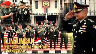 Kunjungan Chief Of The Royal Thai Army ke Markas Kopassus Cijantung