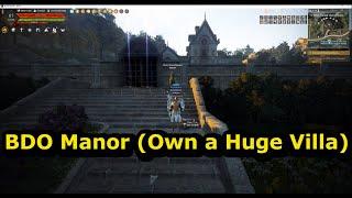 Manor in BDO Villa in Black Desert Online buffs ?