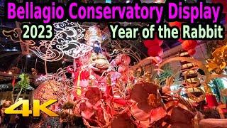 BELLAGIO CONSERVATORY - YEAR OF THE RABBIT 2023 in 4k