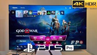 God of War PS5 Pro Gameplay With LG Oled TV 4K (ps4 image enhancement)